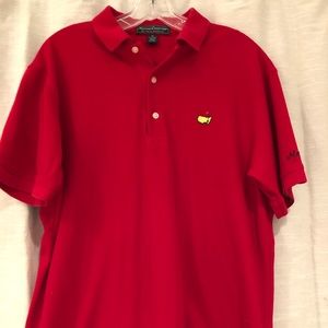Masters Polo Shirt Red 100% Cotton